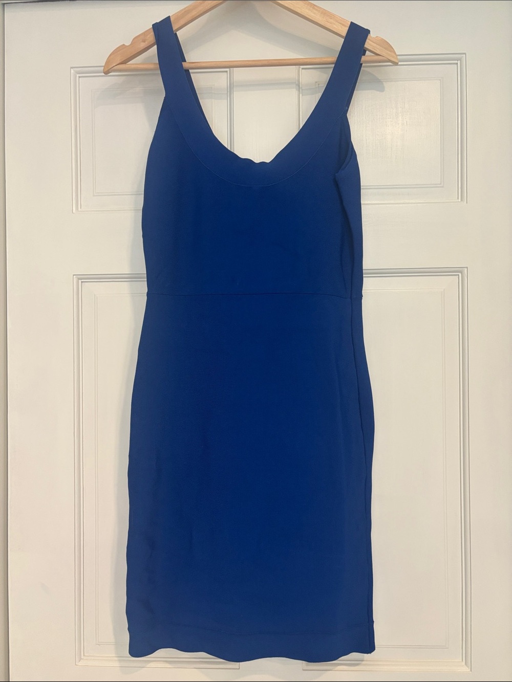 BCBGMaxAzria Royal Blue Sleeveless bandeau Dress